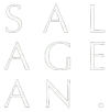 Outlined letters spelling SALE in grid layout